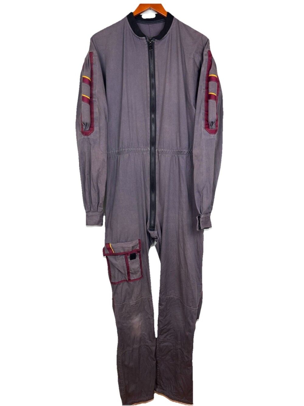 Men’s Boiler Work Distressed Gray Suit 36x32 USA Costume Halloween